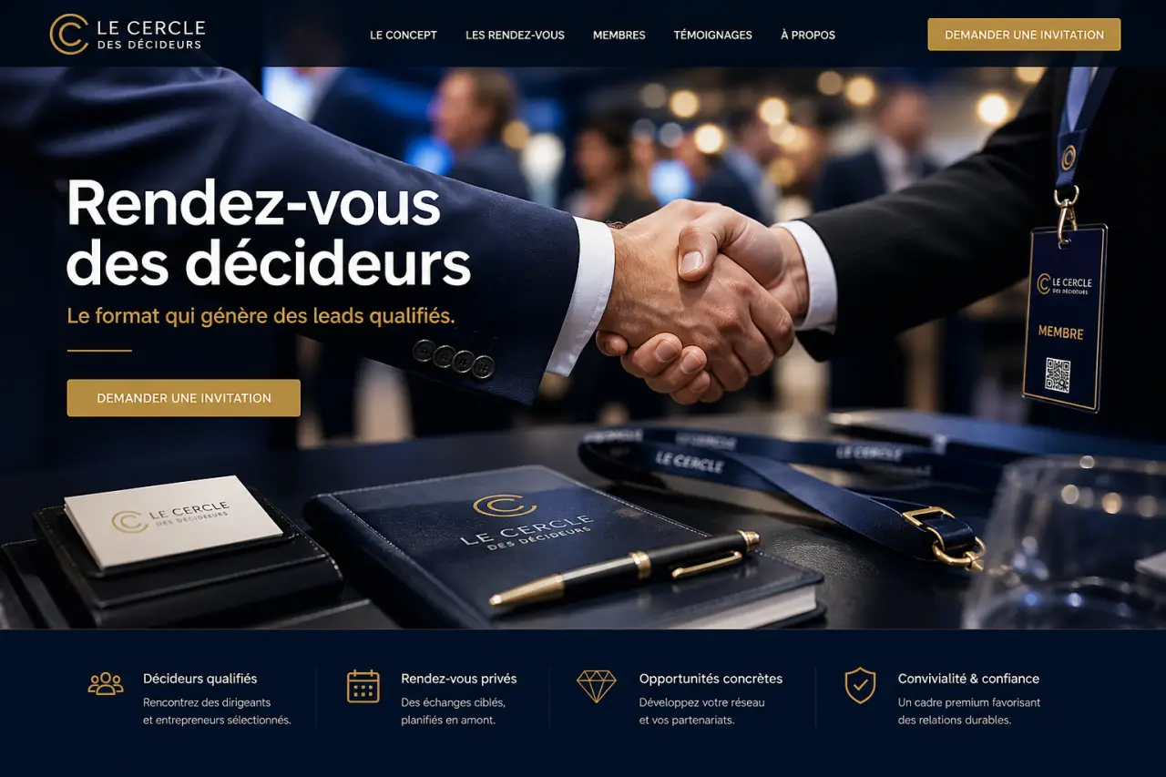 Rendez-vous des décideurs : le format qui génère des leads qualifiés