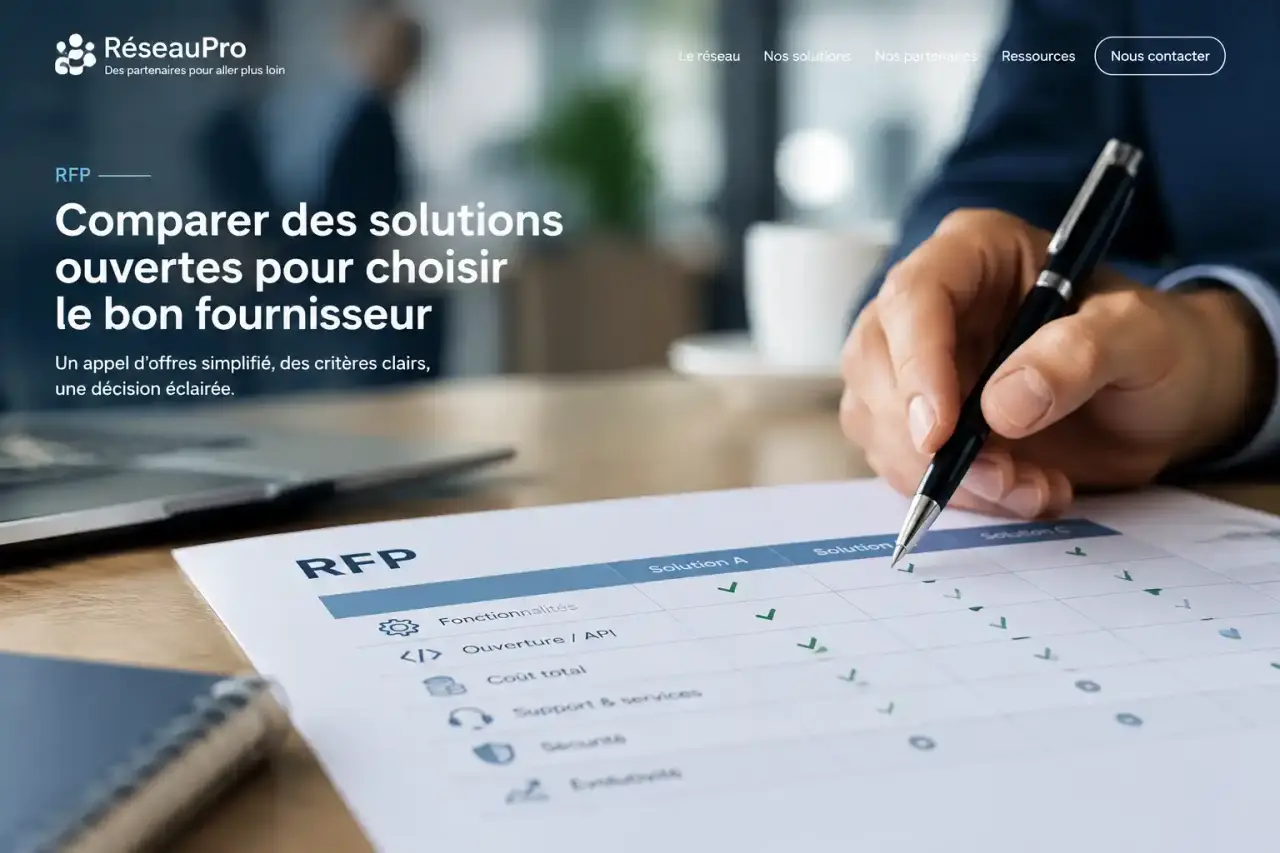 RFP : comparer des solutions ouvertes pour choisir le bon fournisseur
