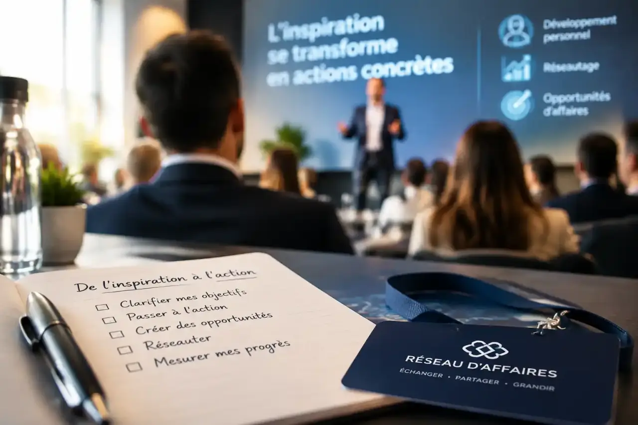 Une conférence de développement personnel transforme l’inspiration en actions concrètes