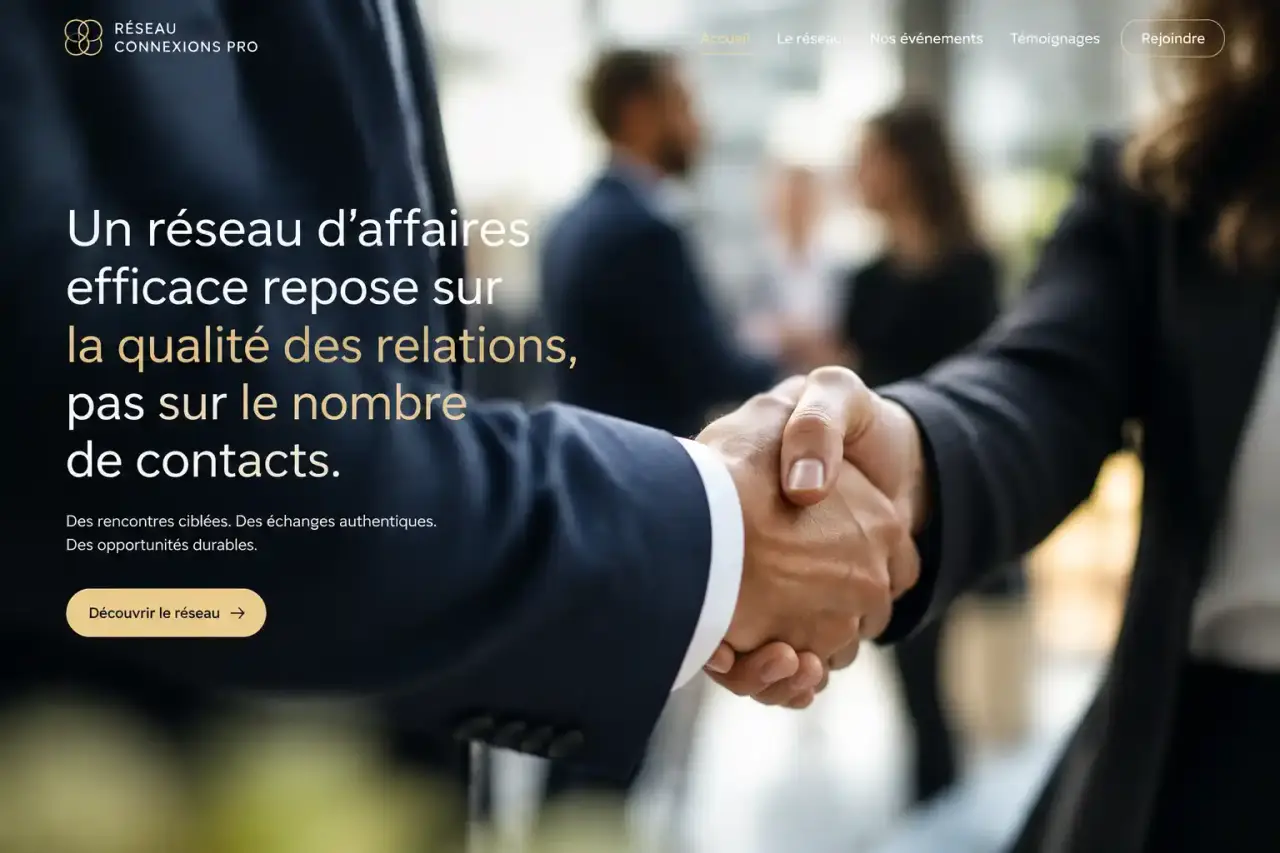 Un réseau d’affaires efficace repose sur la qualité des relations, pas sur le nombre de contacts